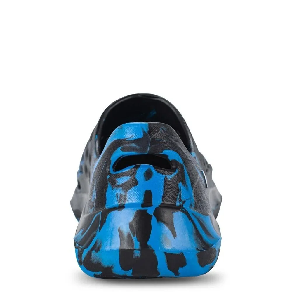 Rugged Shark Todd Big Kids Slip on Water Sneakers - Black & Blue - Size 7 & 11